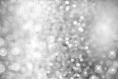 Silver White Light Abstract Christmas Background