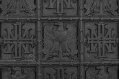 Simboli decorati del metallo dell'America immagini stock libere da diritti Simboli decorati del metallo dell'America immagini stock libere da diritti