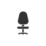 Simbolo del segno di vettore isolato illustrazione dell'icona della sedia dell'ufficio royalty illustrazione gratis Simbolo del segno di vettore isolato illustrazione dell'icona della sedia dell'ufficio royalty illustrazione gratis