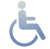 Simbolo di handicap Fotografia Stock Libera da Diritti Simbolo di handicap Fotografia Stock Libera da Diritti