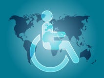 Simbolo di handicap Immagine Stock Simbolo di handicap Immagine Stock