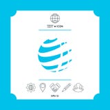 Simbolo di progettazione di logo della terra Immagine Stock Simbolo di progettazione di logo della terra Immagine Stock