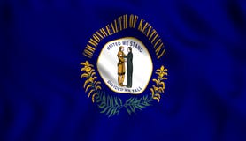 Simbolo di stato USA dello stato del Kentucky della bandiera illustrazione di stock Simbolo di stato USA dello stato del Kentucky della bandiera illustrazione di stock