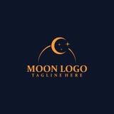 Simple and Creative Moon Logos Collection royalty free illustration Simple and Creative Moon Logos Collection royalty free illustration