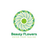 Simple flower shaped logo inspiration vector illustration Simple flower shaped logo inspiration vector illustration