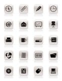 Simple Office Tools Icons Stock Photography Simple Office Tools Icons Stock Photography