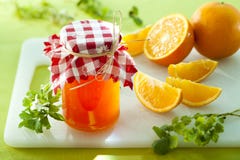 Sinaasappel marmelade stock afbeelding Sinaasappel marmelade stock afbeelding