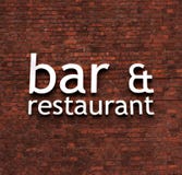 Sinal da barra e do restaurante Sinal da barra e do restaurante