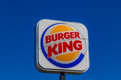 Sinal de Burger King foto de stock Sinal de Burger King foto de stock