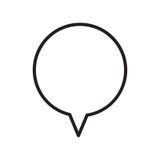 Sinal e símbolo do vetor do ícone da bolha do discurso isolados no fundo branco, conceito do logotipo da bolha do discurso, símbo ilustração do vetor Sinal e símbolo do vetor do ícone da bolha do discurso isolados no fundo branco, conceito do logotipo da bolha do discurso, símbo ilustração do vetor