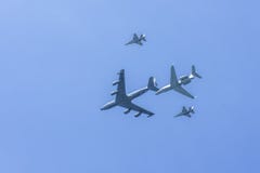RSAF Airshow with various planes royalty free stock photo RSAF Airshow with various planes royalty free stock photo