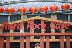 Singapore Hard Rock Caffe Chinese New Year royalty free stock photography Singapore Hard Rock Caffe Chinese New Year royalty free stock photography