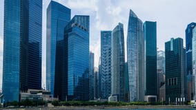 Singapore City Skyline stock image Singapore City Skyline stock image