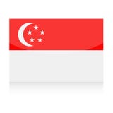 Singapore Flag Vector Icon Royalty Free Stock Image Singapore Flag Vector Icon Royalty Free Stock Image