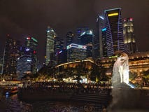 singapore linia horyzontu obraz stock singapore linia horyzontu obraz stock