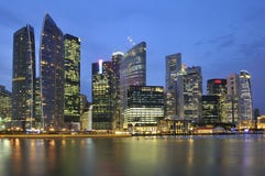 Singapore Marina Bay Stock Photography