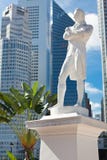 Singapore. Sir Raffles statue
