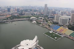 Singapore Skyview At Marina Bay Near The Mouth Of The Singapore Royalty Free Stock Photos Singapore Skyview At Marina Bay Near The Mouth Of The Singapore Royalty Free Stock Photos