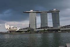Singapour Marina-baie image stock Singapour Marina-baie image stock