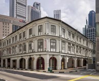 Singapour, Singapour 12 décembre 2015 : Style asiatique intéressant B photos libres de droits Singapour, Singapour 12 décembre 2015 : Style asiatique intéressant B photos libres de droits