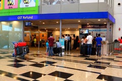Singapur: Changi lotniska międzynarodowego T3 zdjęcia stock Singapur: Changi lotniska międzynarodowego T3 zdjęcia stock