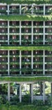 SINGAPUR 3. JUNI 2017: PARKROYAL-Hotelfassade in Singapur stockbild SINGAPUR 3. JUNI 2017: PARKROYAL-Hotelfassade in Singapur stockbild