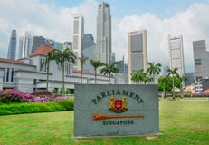 Singapur parlamentu budynek Zdjęcia Stock Singapur parlamentu budynek Zdjęcia Stock