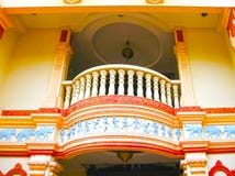 Singapure - December 24, 2008: A colorful balcony at the Residence of Tan Teng Niah, the last remaining Chinese villa Royalty Free Stock Image Singapure - December 24, 2008: A colorful balcony at the Residence of Tan Teng Niah, the last remaining Chinese villa Royalty Free Stock Image