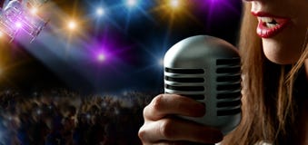 Singer And Concert Royalty Free Stock Photos Singer And Concert Royalty Free Stock Photos