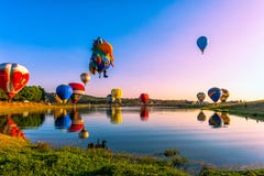 Singha parka zawody międzynarodowi balonu festiwal 2018 w Chiang Raja, Tajlandia zdjęcia stock Singha parka zawody międzynarodowi balonu festiwal 2018 w Chiang Raja, Tajlandia zdjęcia stock