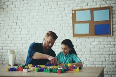 Single father with teen daughter playing stock photos Single father with teen daughter playing stock photos