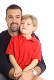 Single Parent With Son Stock Image