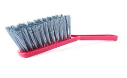 Single plastic brush isolated over white background Stock Photography Single plastic brush isolated over white background Stock Photography