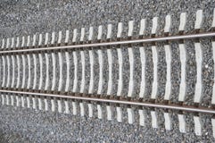 Single Rail Track Stock Photo