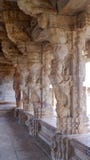 Single stone carved pillar, Gandikota, Kurnool, Andhra Pradesh,