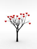 Single Tree With Love 1 Royalty Free Stock Photo