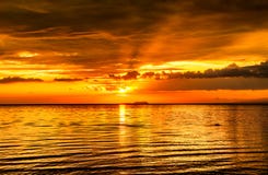 Absolutely mind blowing sunsets in the Philippines. royalty free stock photos Absolutely mind blowing sunsets in the Philippines. royalty free stock photos