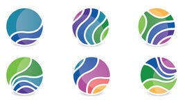 Sistema de Abstract Sphere Logo Rounded Globle Circular Logo Template Modern Company Logo Symbol Vector libre illustration Sistema de Abstract Sphere Logo Rounded Globle Circular Logo Template Modern Company Logo Symbol Vector libre illustration