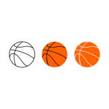 Sistema de bolas del baloncesto Ilustración del vector Iconos del baloncesto ilustración del vector Sistema de bolas del baloncesto Ilustración del vector Iconos del baloncesto ilustración del vector