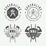 Sistema de elementos del karate del vintage o del logotipo, del emblema, de la insignia, de la etiqueta y del diseño de los artes Imagenes de archivo Sistema de elementos del karate del vintage o del logotipo, del emblema, de la insignia, de la etiqueta y del diseño de los artes Imagenes de archivo