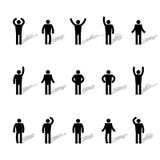 Sistema de figuras del palillo, ejemplo del vector stock de ilustración Sistema de figuras del palillo, ejemplo del vector stock de ilustración