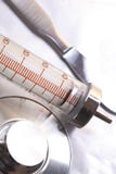 Sistema de herramientas médicas retras fotografía de archivo libre de regalías Sistema de herramientas médicas retras fotografía de archivo libre de regalías