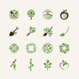 Sistema de iconos del alimento biológico libre illustration Sistema de iconos del alimento biológico libre illustration