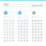 Sistema de iconos del negocio ilustración del vector Sistema de iconos del negocio ilustración del vector