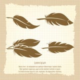 Sistema de la pluma del vintage en la página del cuaderno Imagen de archivo Sistema de la pluma del vintage en la página del cuaderno Imagen de archivo