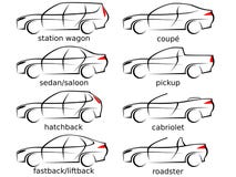 Sistema de ocho diversas formas del coche como ejemplo del vector ilustración del vector Sistema de ocho diversas formas del coche como ejemplo del vector ilustración del vector