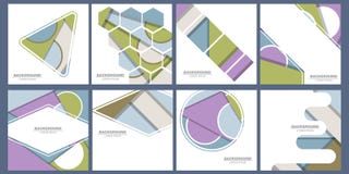 Sistema de tarjetas de moda con diseño dinámico plano Aplicable para las cubiertas, los carteles, los carteles, los aviadores y l libre illustration Sistema de tarjetas de moda con diseño dinámico plano Aplicable para las cubiertas, los carteles, los carteles, los aviadores y l libre illustration