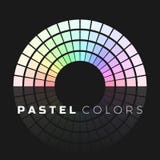 Sistema discreto de sombras en colores pastel Paleta de colores del semic?rculo Espectro de color en colores pastel Ejemplo del v ilustración del vector Sistema discreto de sombras en colores pastel Paleta de colores del semic?rculo Espectro de color en colores pastel Ejemplo del v ilustración del vector