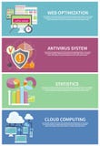 Sistema do Antivirus, nuvem que computa, estatísticas ilustração royalty free Sistema do Antivirus, nuvem que computa, estatísticas ilustração royalty free