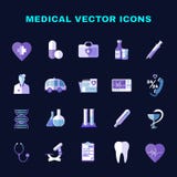 Sistema médico del icono del vector libre illustration Sistema médico del icono del vector libre illustration